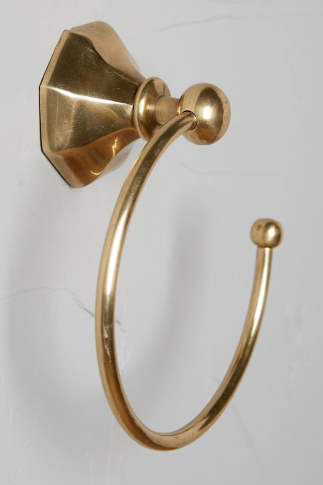 Brass Circlet Towel Ring #2