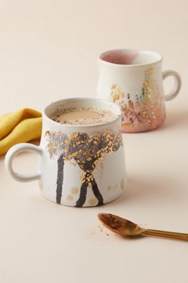 Gold Accent Mug