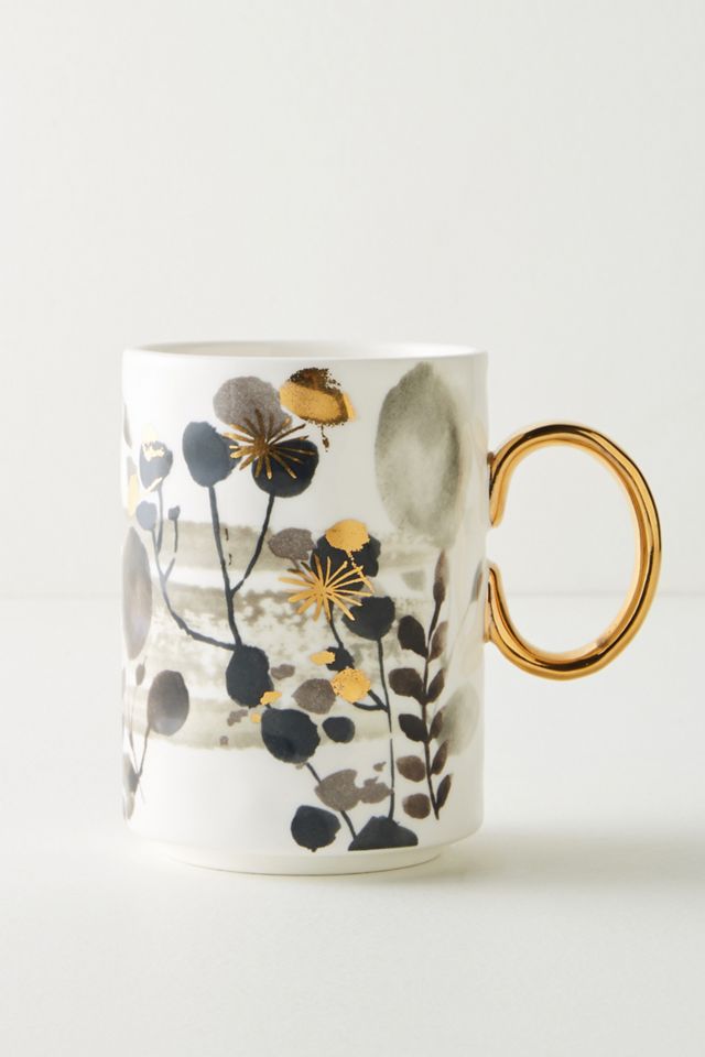Gilded Botany Mug #1