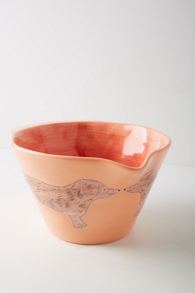 Painted Pup Mixing Bowl