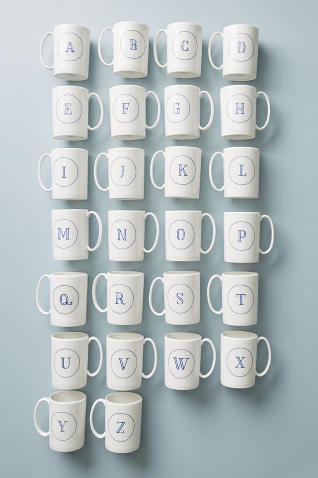 Modern Monogram Mug #1