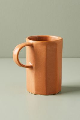 Faceted Ceramic Mug
