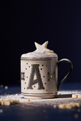 D LETTER COFFEE MUGS
