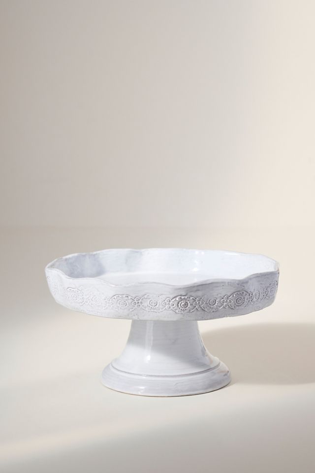 The Glenna Italian Earthenware Cake Stand #2
