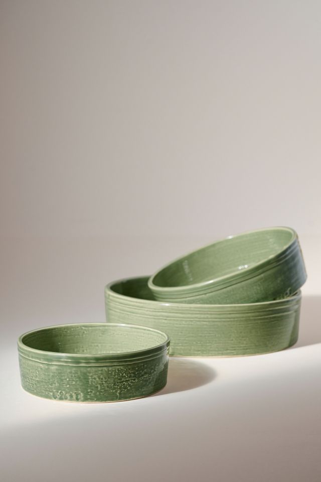 The Glenna Italian Earthenware Serving Bowls, Set of 3 #1
