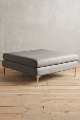 Linen Edlyn Grand Ottoman