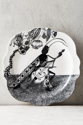 Wild Masquerade Canape Plate