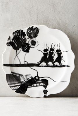 Wild Masquerade Canape Plate