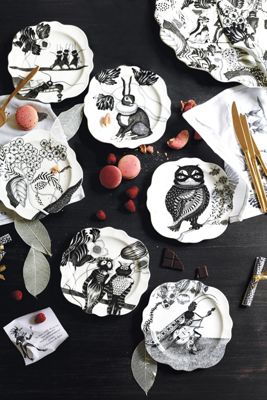 Wild Masquerade Canape Plate