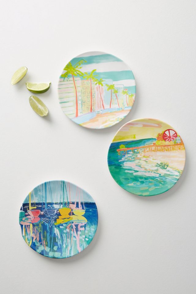 Sunscene Melamine Canape Plate #1