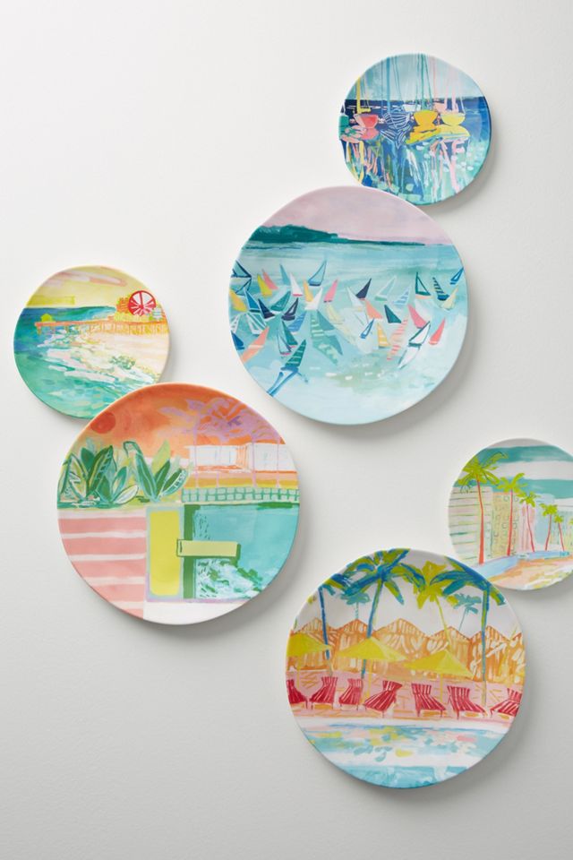 Sunscene Melamine Canape Plate #2