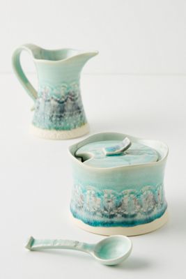 Old Havana Sugar Pot & Spoon