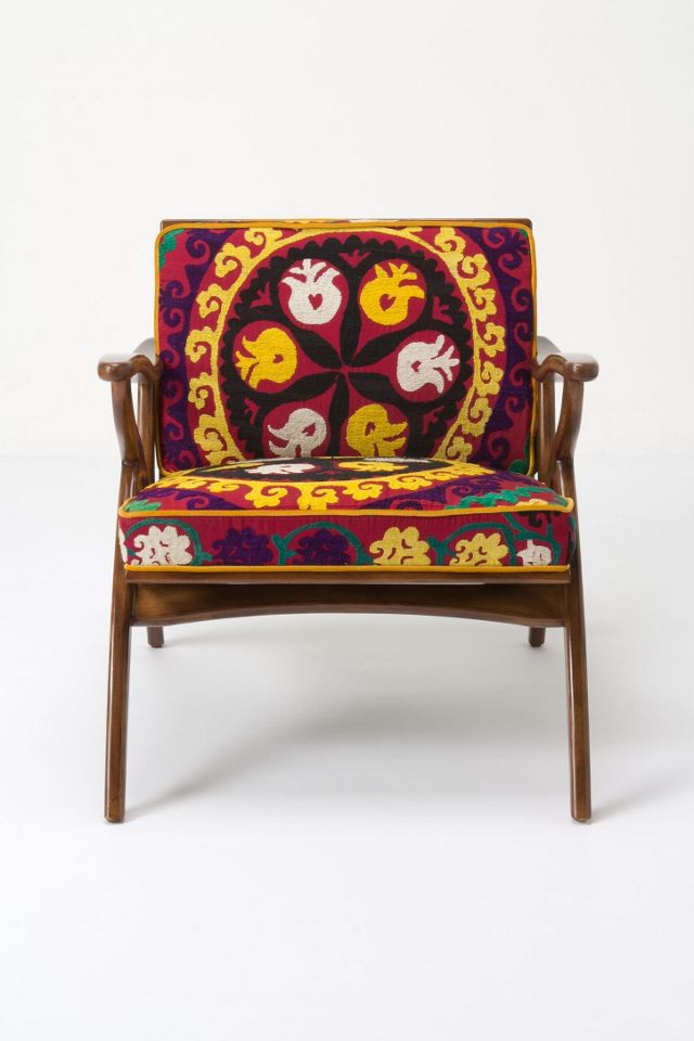 Inge Chair, Vintage Suzani #2