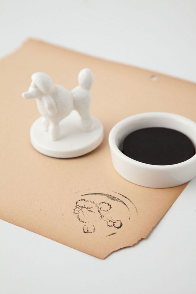 Ceramic Poodle Stamper #1