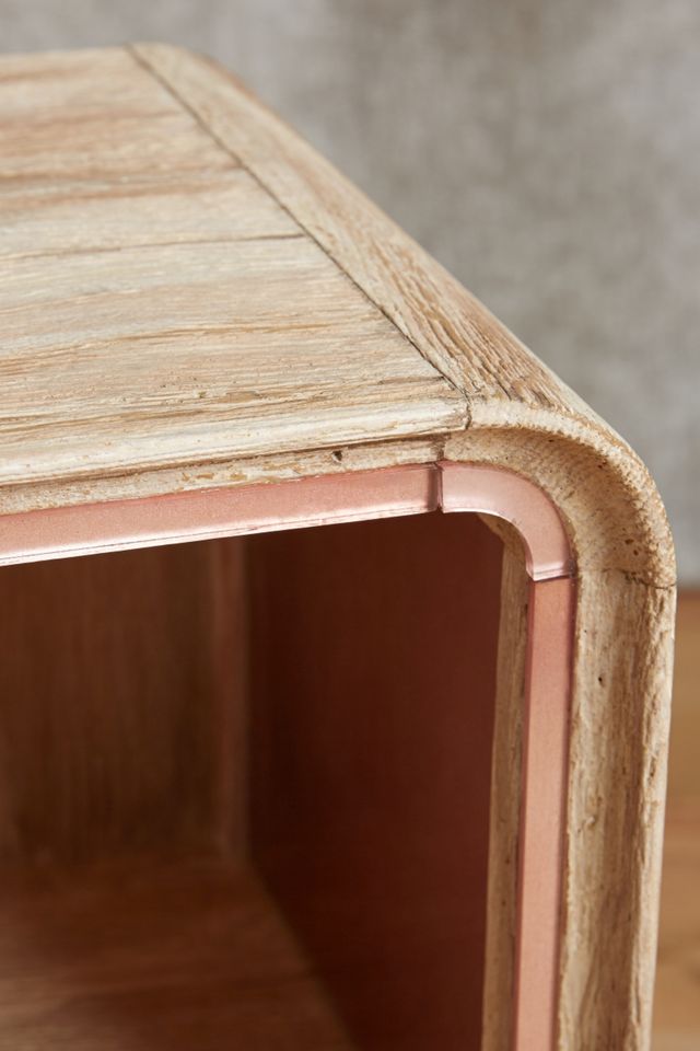 Rose Glass Nightstand #1