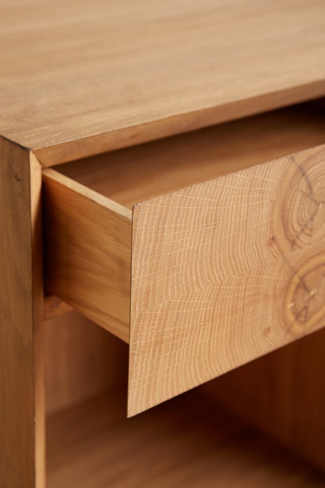 Oyster-Cut Nightstand #1