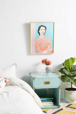Lacquered Wellington Nightstand