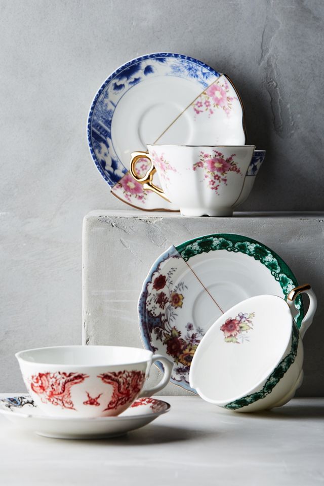 Unlikely Symmetry Cup & Saucer #1