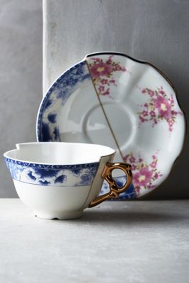 Unlikely Symmetry Cup & Saucer