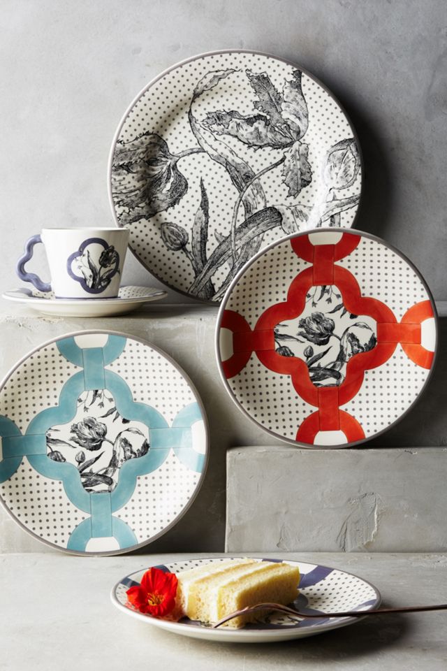 Gien Allure Tulipes Cup & Saucer #1