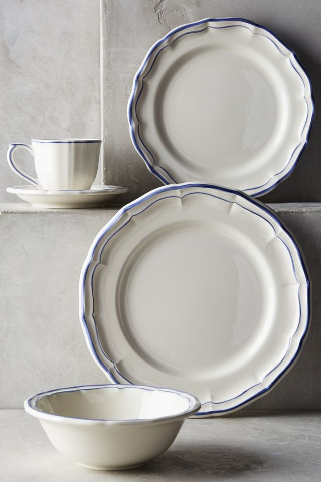 Gien Filet Bleu Cup & Saucer #1