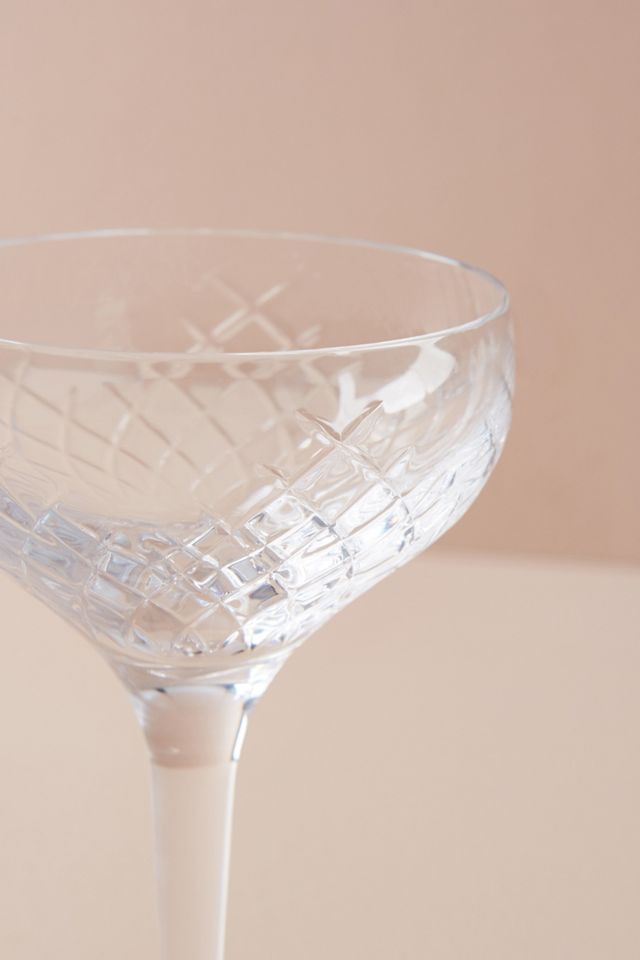Soho Home Barwell Cut Crystal Champagne Coupe #1