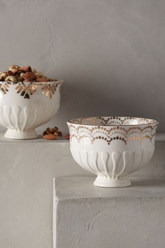 Gilded Thistle Nut Bowl #2