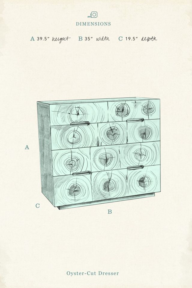 Oyster-Cut Dresser #2