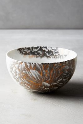 Caskata Peony Gold Bowl
