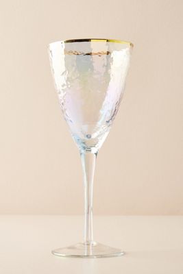 Lustered Wine Glass