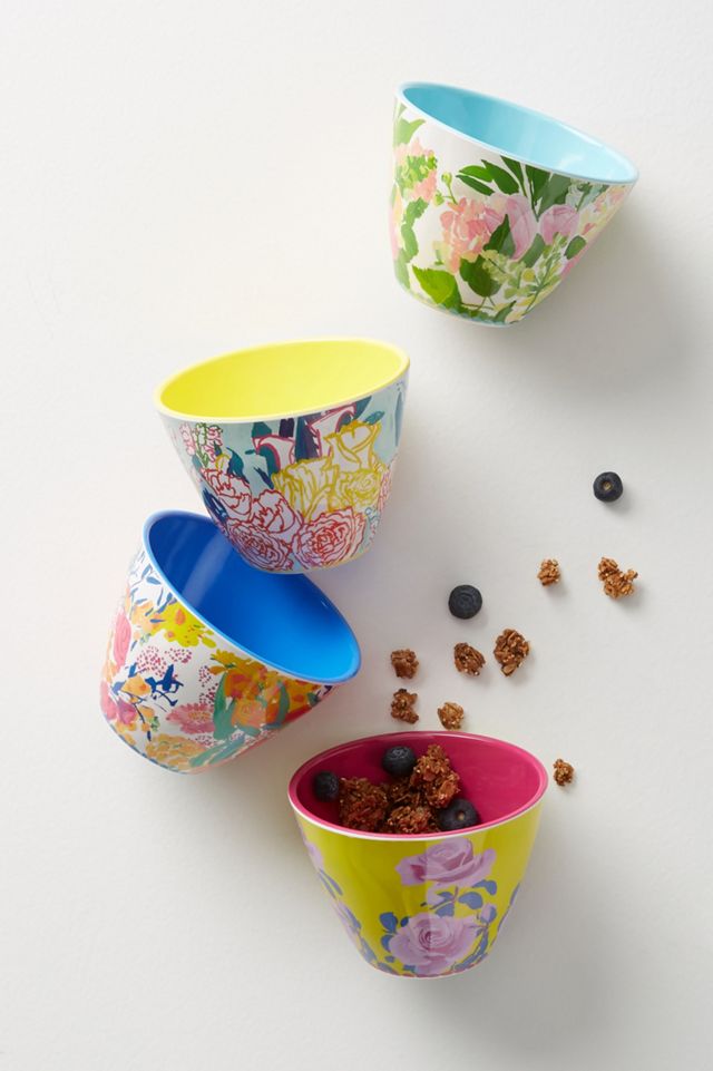 Paint + Petals Melamine Nut Bowl #1