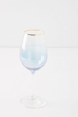 Purple Waterfall Wine Glass