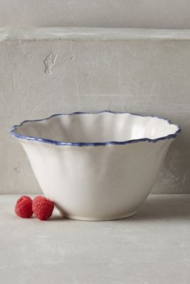 Ruffled Rim Bowl