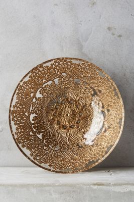 Metallic Lace Bowl