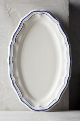 Gien Filet Bleu Platter