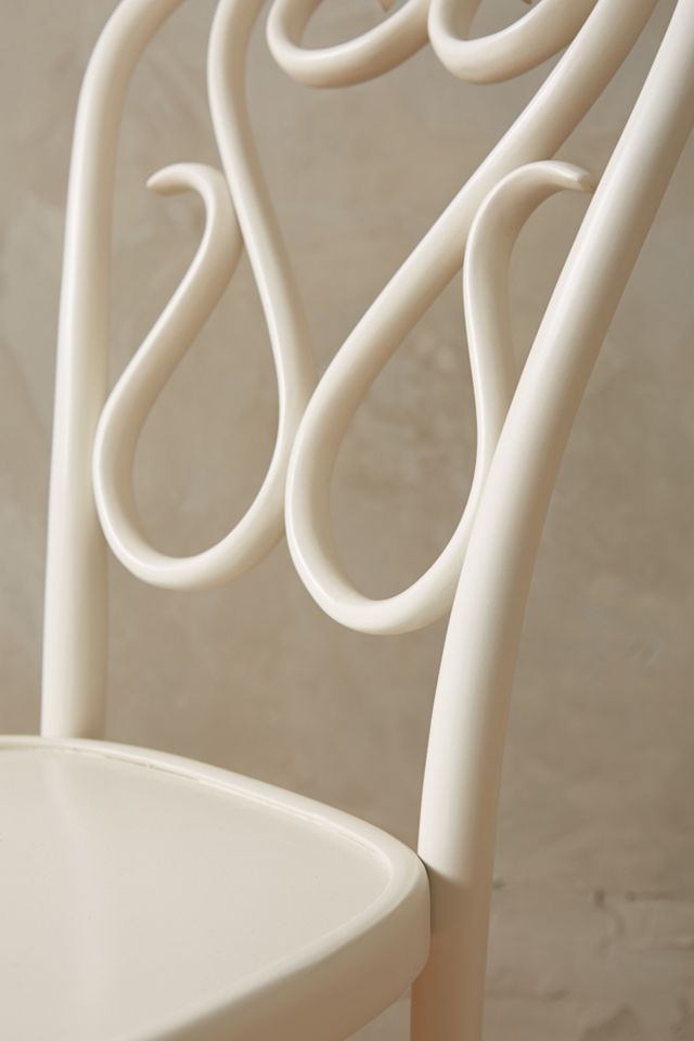 Scrolled Bentwood Dining Chair, Swan #1