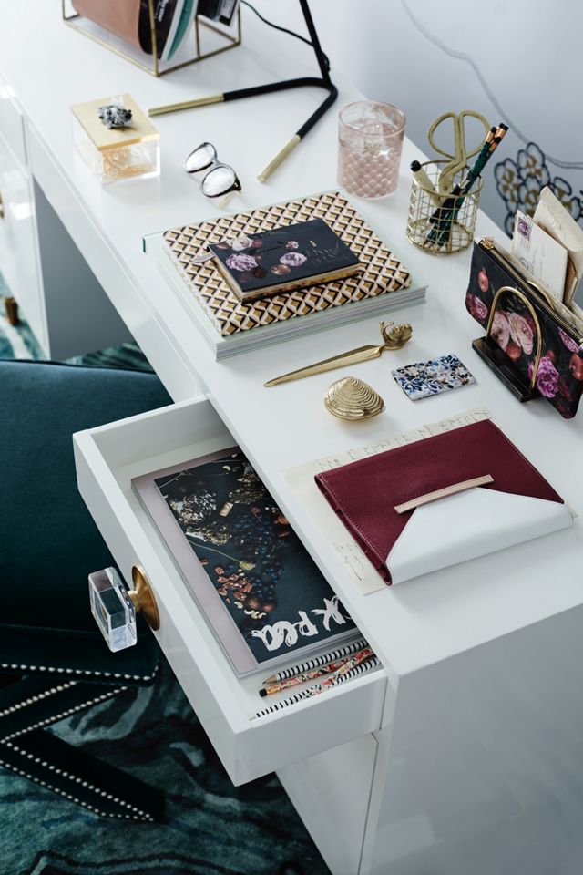 Lacquered Regency Desk #5