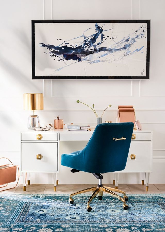 Lacquered Regency Desk #7
