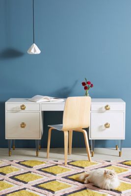 Lacquered Regency Desk