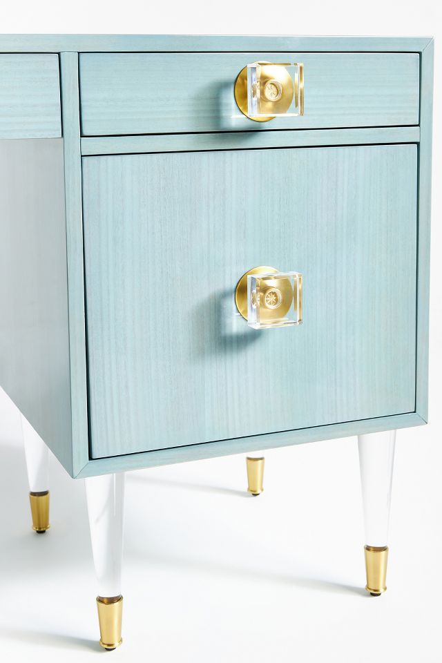 Anthropologie lacquered regency deals desk