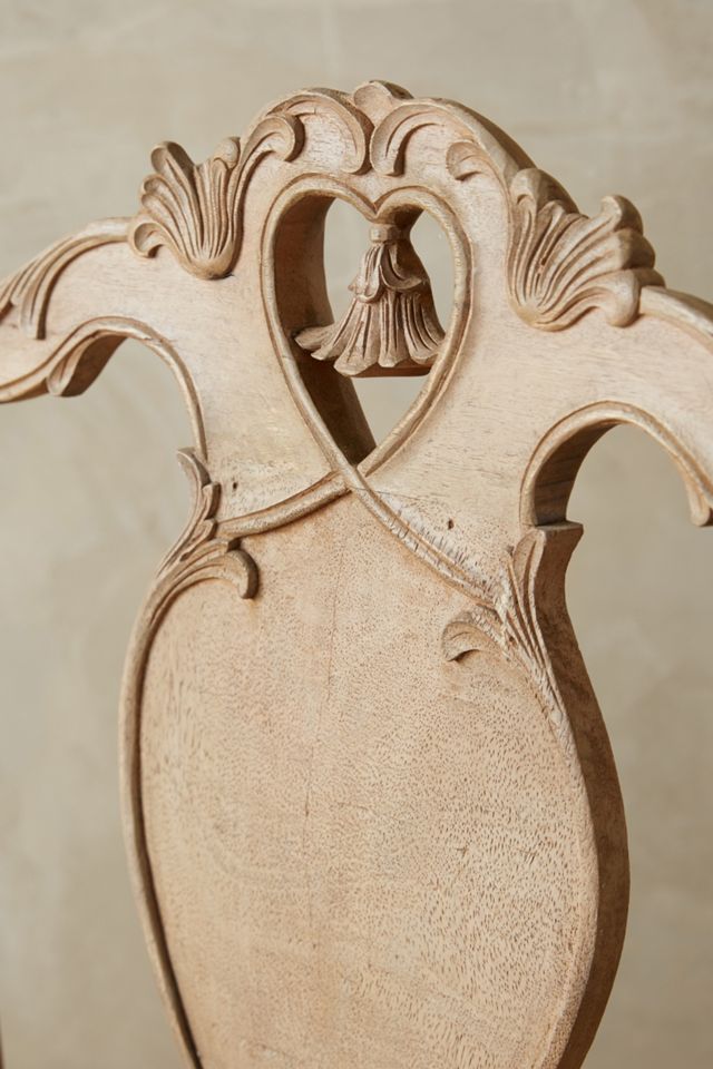 Handcarved Tassel Dining Chair #1