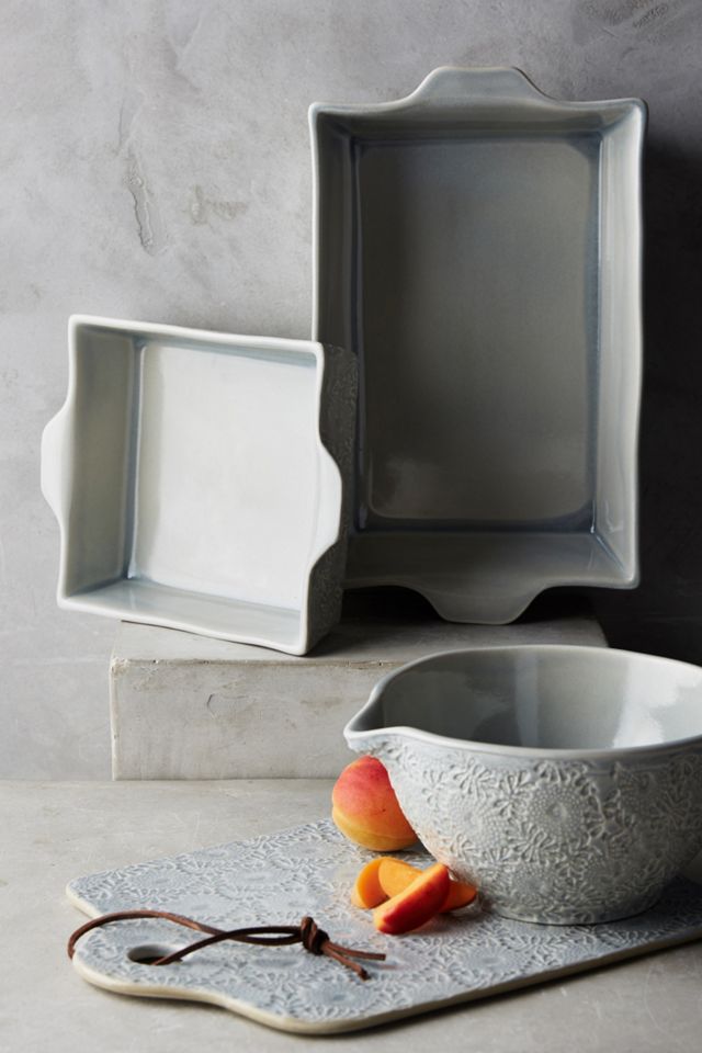 Ceramic Lacework Square Baking Dish #2