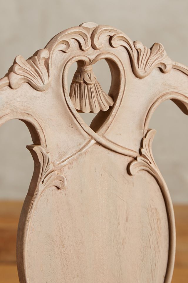 Handcarved Tassel Dining Chair #3