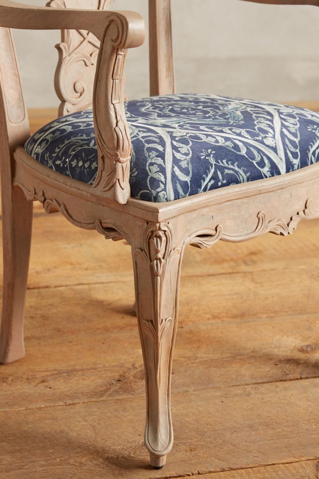 Handcarved Tassel Dining Chair #4