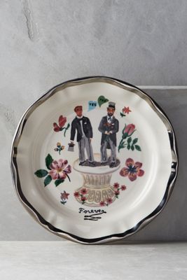 Nathalie Lete Francophile Dinner Plate