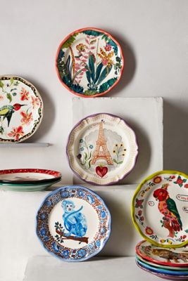 Nathalie Lete Francophile Dinner Plate
