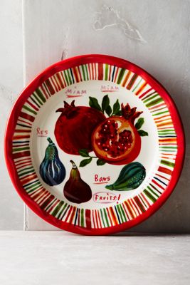 Nathalie Lete Francophile Dinner Plate