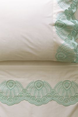 Eyelet Embroidered Sheet Set