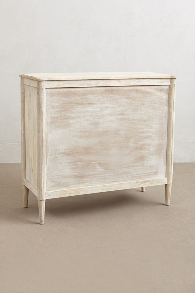 Washed Wood Three-Drawer Dresser #1