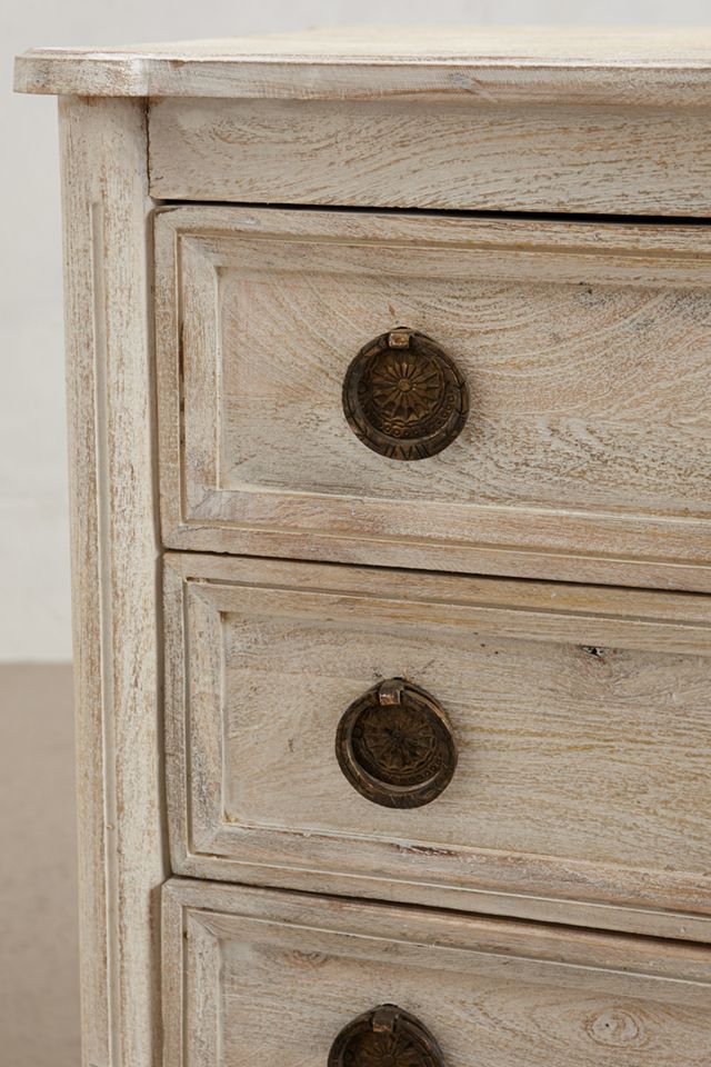 Washed Wood Nightstand #2